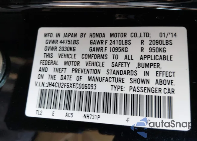 JH4CU2F6XEC006093: 44323719