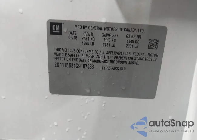 2G1115S31G9107038: 44323765