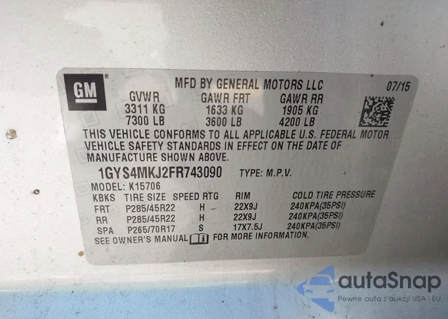 1GYS4MKJ2FR743090: 44323876