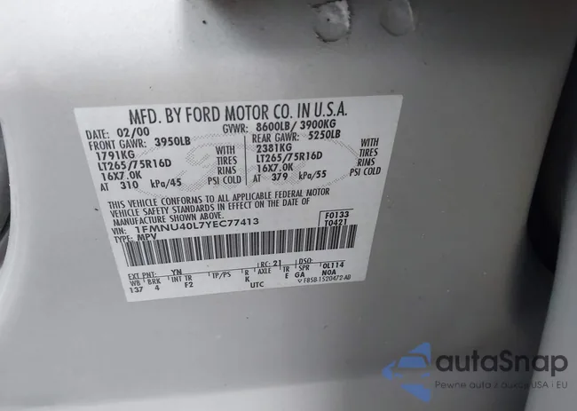 1FMNU40L7YEC77413: 44324987