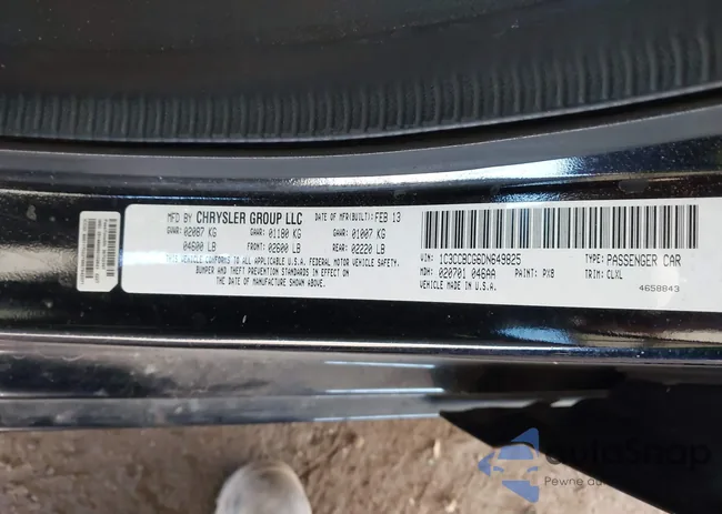 1C3CCBCG6DN649825: 44324989