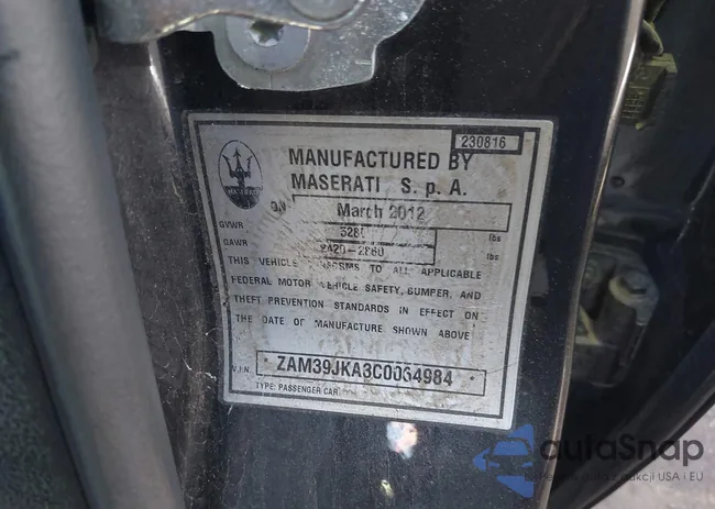 ZAM39JKA3C0064984: 44325121