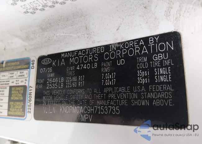 KNDPMCAC9H7153735: 44325368