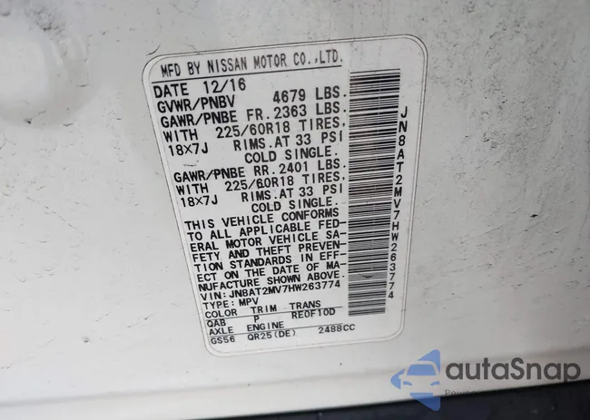 JN8AT2MV7HW263774: 44325471