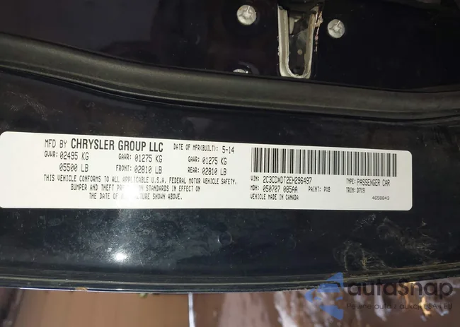 2C3CDXDT2EH296497: 44324575