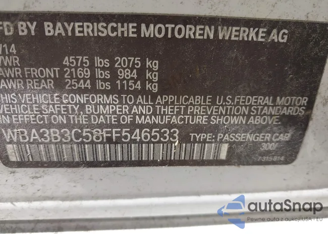 WBA3B3C58FF546533: 44324589