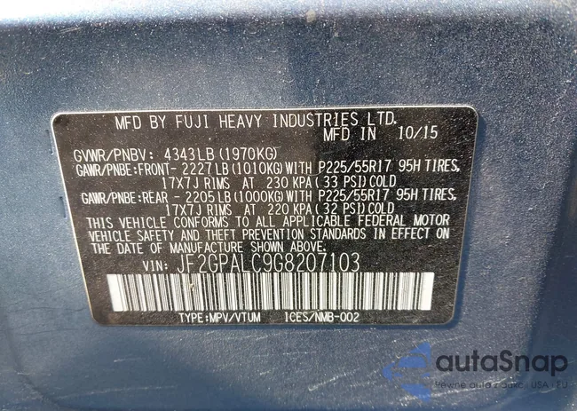 JF2GPALC9G8207103: 44324676