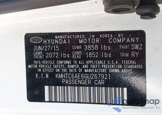 KMHTC6AE6GU267921: 44324684