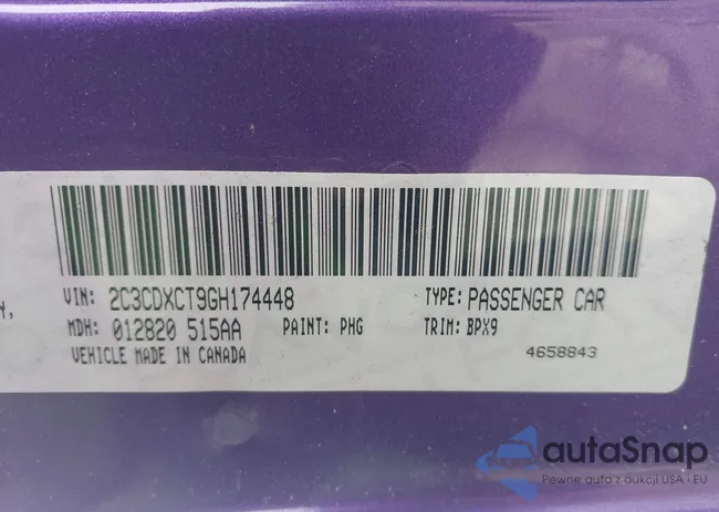 2C3CDXCT9GH174448: 44324690