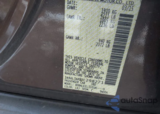 1N4AL3AP8FC298271: 44324792