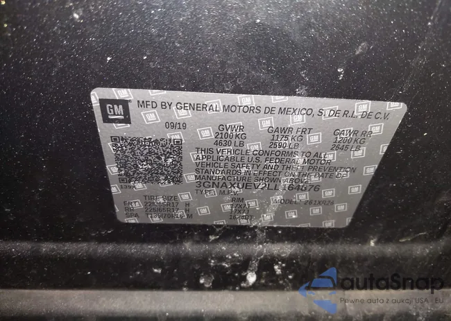 3GNAXUEV2LL164876: 44324851