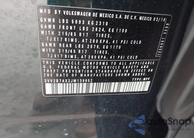 3VV2B7AX2JM139652: 44324897