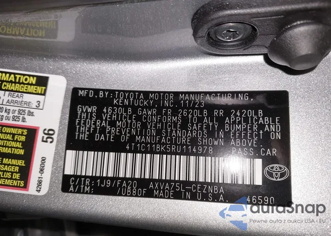 4T1C11BK5RU114978: 44326053