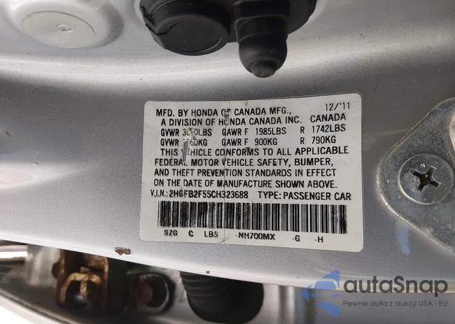 2HGFB2F55CH323688: 44326166