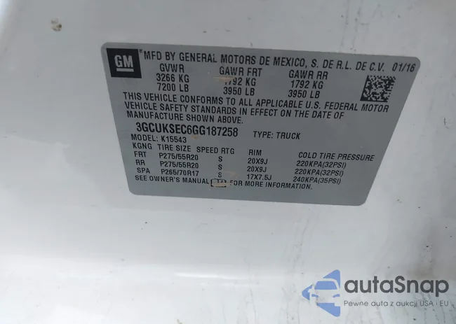 3GCUKSEC6GG187258: 44326192