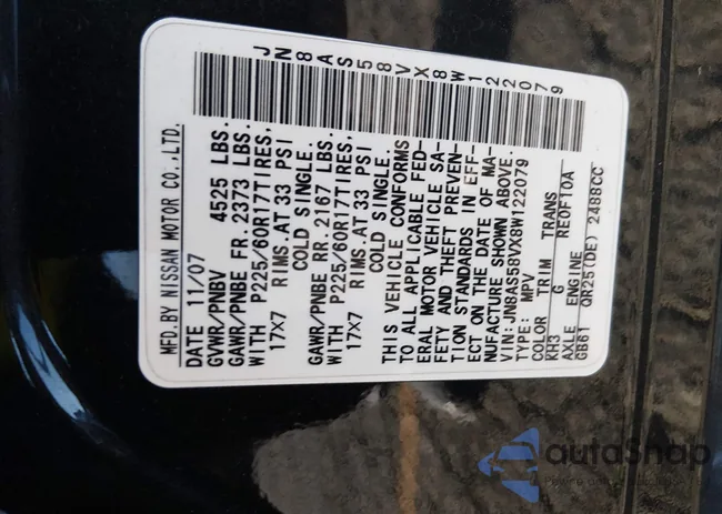 JN8AS58VX8W122079: 44326255