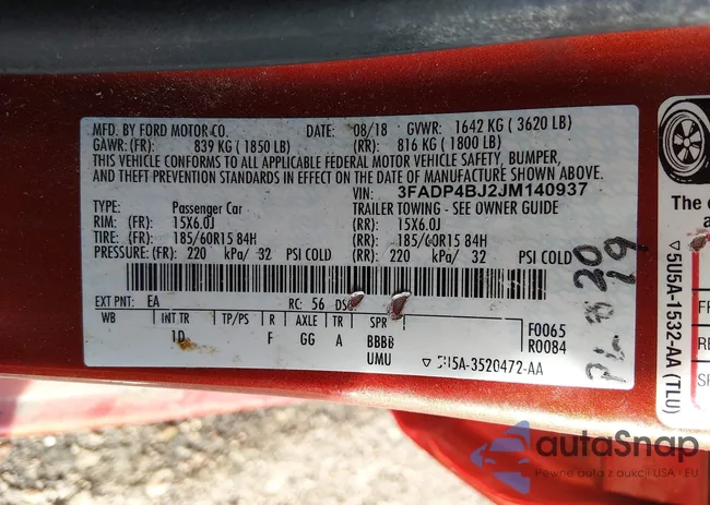 3FADP4BJ2JM140937: 44326294