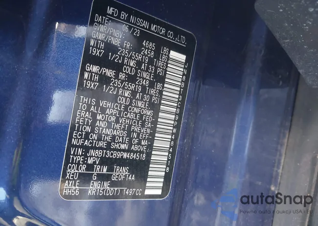 JN8BT3CB9PW484518: 44326299