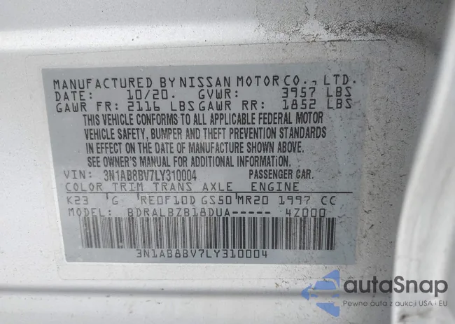 3N1AB8BV7LY310004: 44326552