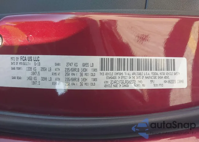 2C4RC1FG6JR306572: 44325818