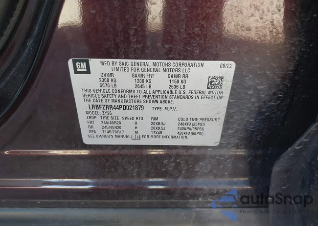 LRBFZRR44PD021879: 44325831