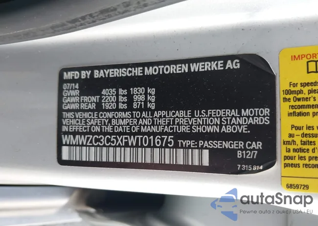 WMWZC3C5XFWT01675: 44326977