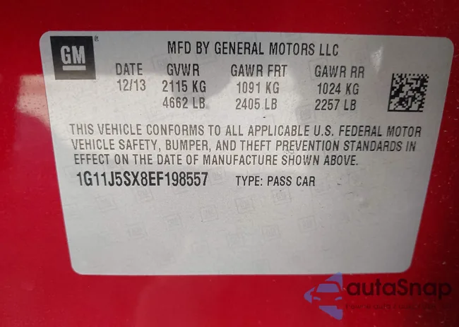 1G11J5SX8EF198557: 44326982