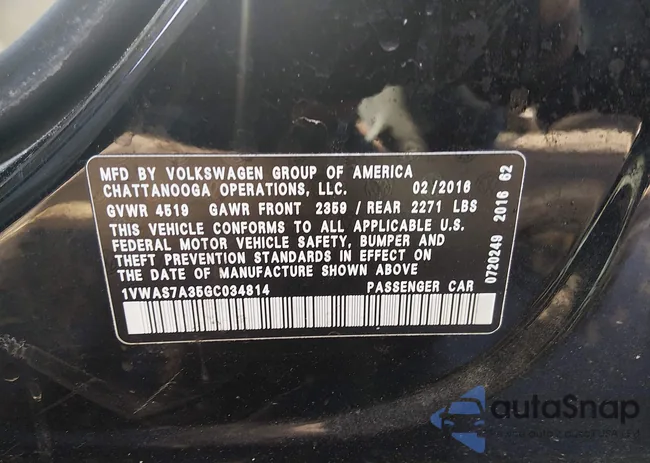 1VWAS7A35GC034814: 44327242