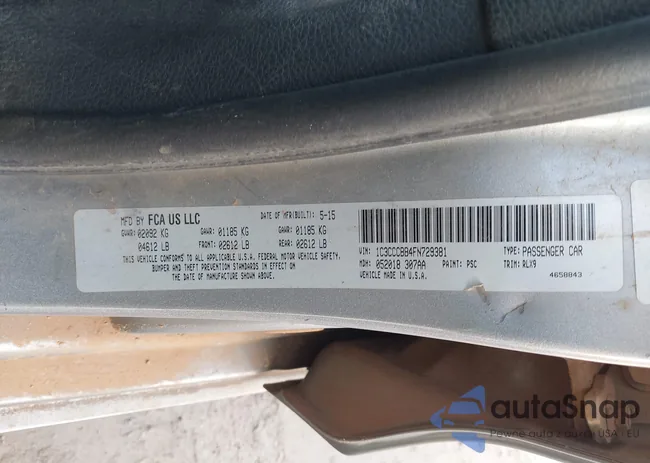 1C3CCCBB4FN729381: 44327440