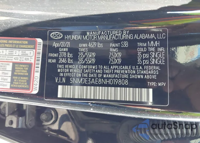 5NMJE3AE8NH019808: 44326596