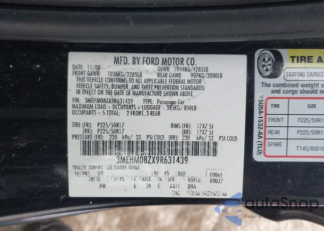 3MEHM08ZX9R631439: 44326698