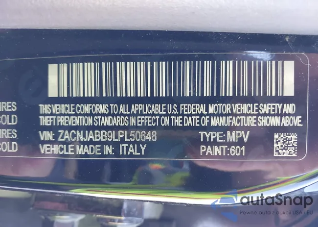 ZACNJABB9LPL50648: 44326732