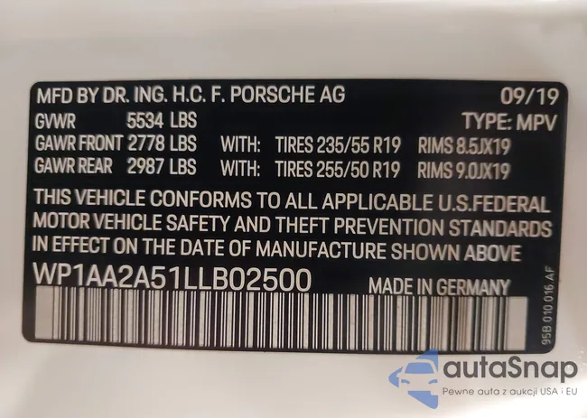 WP1AA2A51LLB02500: 44326775