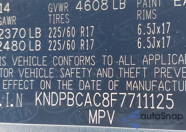 KNDPBCAC8F7711125: 44326870