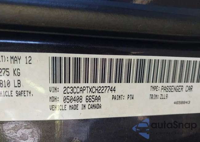 2C3CCAPTXCH227744: 44326911