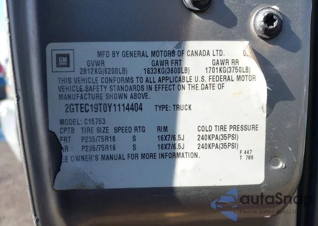 2GTEC19T0Y1114404: 44326917