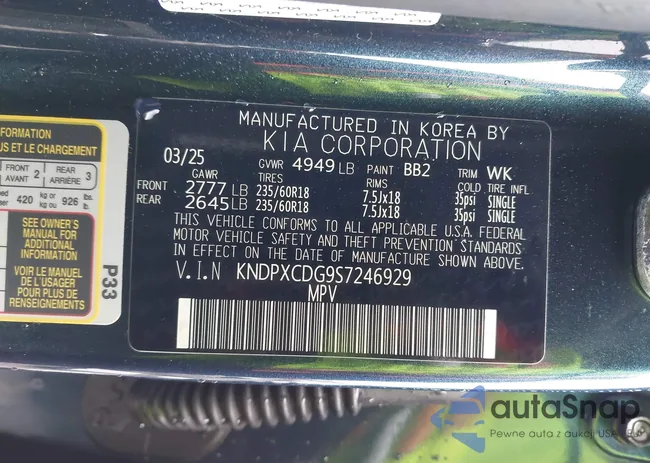 KNDPXCDG9S7246929: 44328132