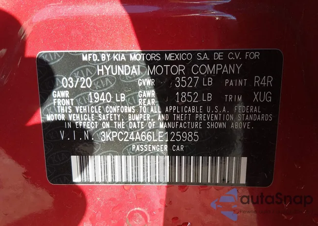 3KPC24A66LE125985: 44328333