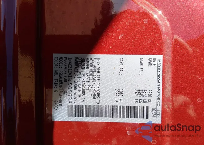 1N4CZ1CV1SC565638: 44328384