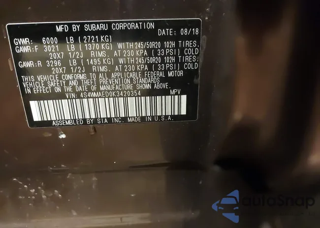 4S4WMAED0K3420354: 44328419