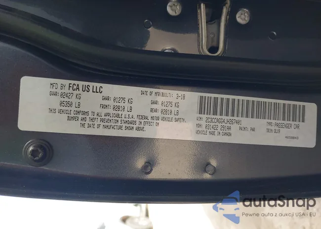 2C3CCAGG4JH267401: 44327593