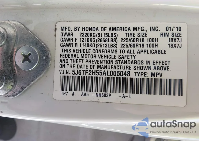 5J6TF2H55AL005048: 44327692