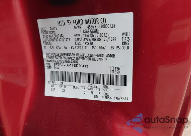 1FTBF2B61FED20413: 44328981