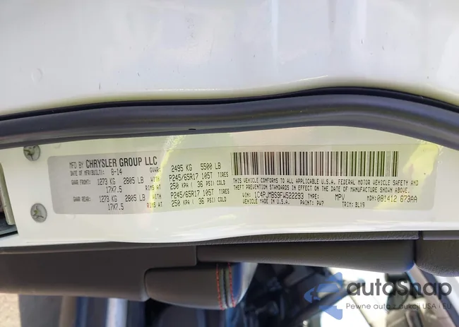 1C4PJMBS9FW522293: 44329203