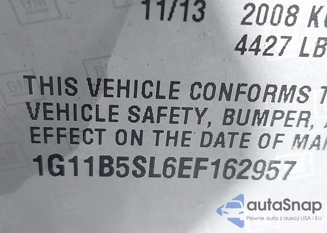 1G11B5SL6EF162957: 44329236