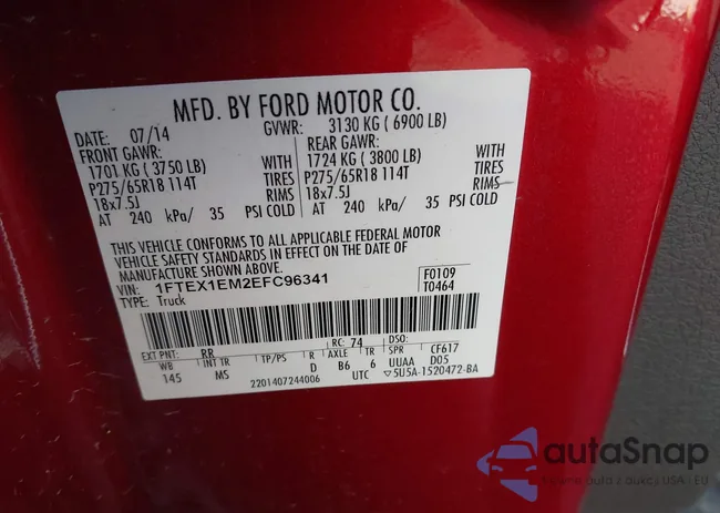 1FTEX1EM2EFC96341: 44329237