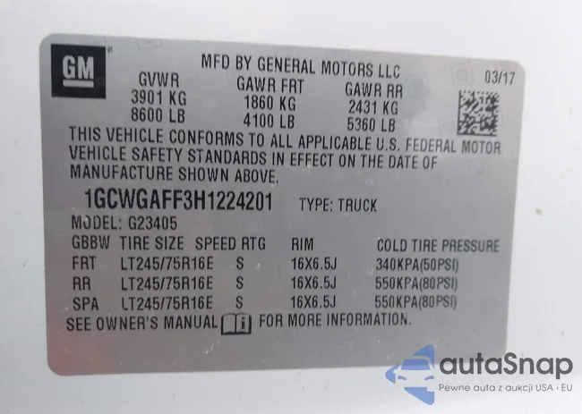 1GCWGAFF3H1224201: 44329351