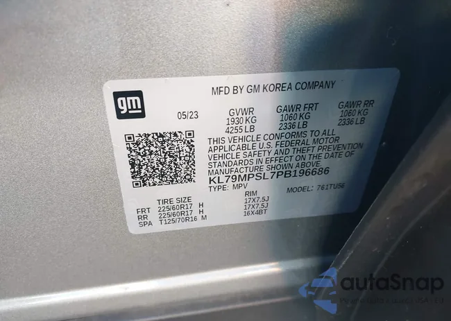 KL79MPSL7PB196686: 44328602