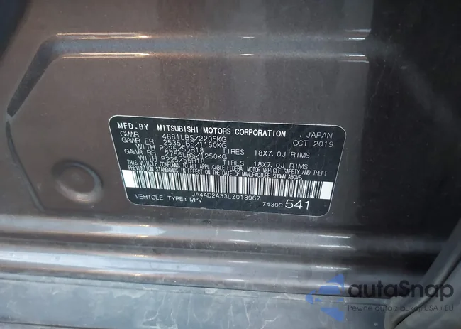 JA4AD2A33LZ018967: 44328623