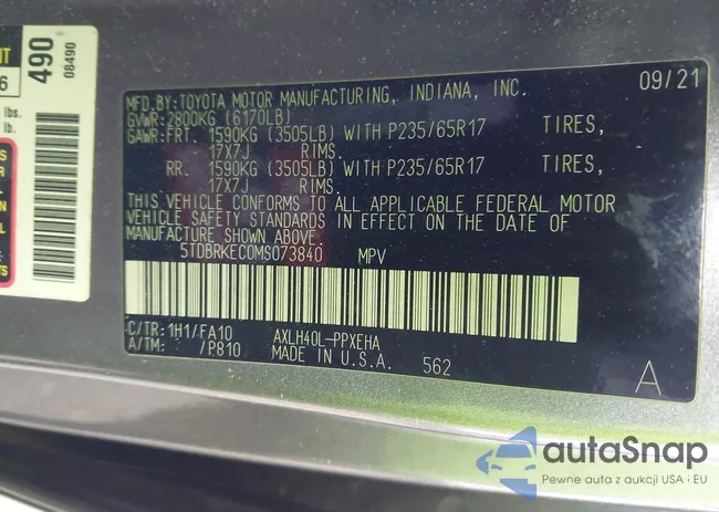 5TDBRKEC0MS073840: 44328663